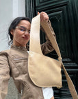Mas1 | Bruna Leather Crossbody in Crema