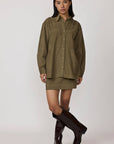 LAUDE the Label | Classic Mini Skirt in Olive