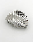 Silver Shell Metal Hair Claw