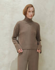 Lèmme | Cashmere Blend Turtleneck in Walnut