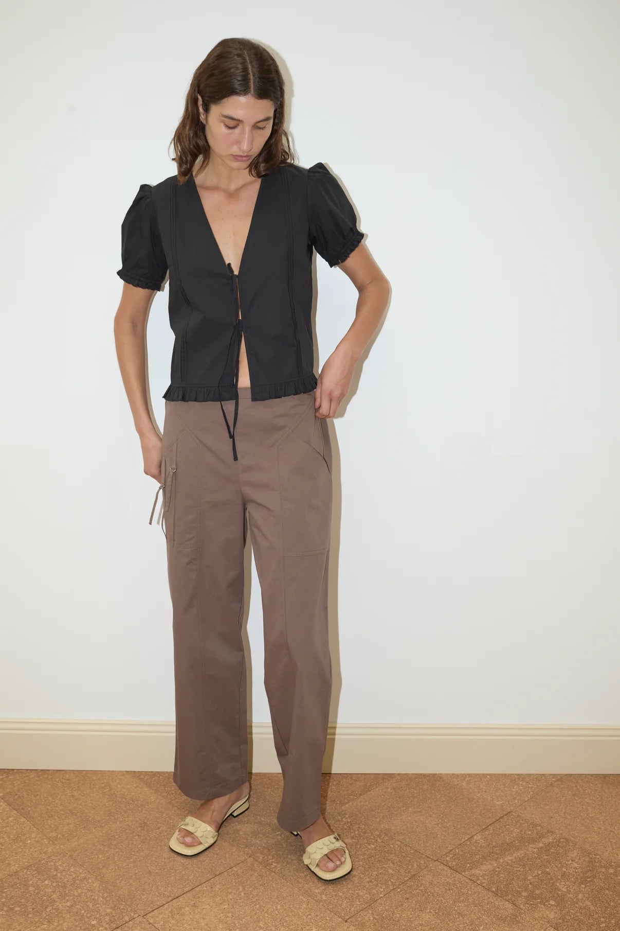 Deiji Studios | Adjust Pant in Sawdust PRESALE