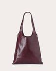 Balagan Studio | XL Leather Sak Bag in Burgundy
