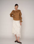 Carmen Says | Tartine Plaid Ruffled Blouse