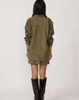 LAUDE the Label | Boyfriend Shirt in Olive