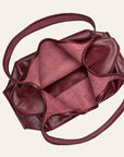 Balagan Studio | XL Leather Sak Bag in Burgundy