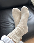 Billy Bamboo | Natural Organic Cotton Slub Socks