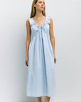 All Row | The Clare Dress in Blue - Hey Jude
