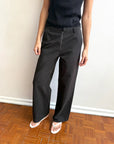 Deiji Studios | Zip Pant in Black
