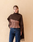 TBCo | Lambswool Oversized Scarf in Chocolate
