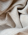 TBCo | Recycled Wool Blanket in Beige Waffle