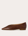 Balagan Studio | Mila Ballerina in Brown Alligator