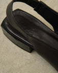 Lonza | Gloss Block Sandal in Black - Hey Jude