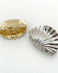 Silver Shell Metal Hair Claw