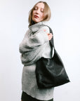 Balagan Studio | Leather Sak Bag in Black
