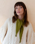 TBCo | Merino Triangle Scarf in Olive