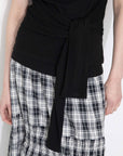 Cubic | Modal Sleeveless Tie Top in Black - Hey Jude