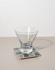 Subtle Art Studios | Glass Tile Coaster in Dusted Moss