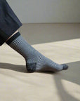 KLUE | Glitter Lurex Socks in Stripes Black