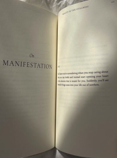 Beauty In The Stillness Poetry Book