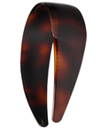 Parcelona - Parcelona Tortoise Shell French Headband 1.5 Inch Wide Cellulose Hairband for Women - Hey Jude