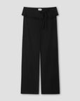 Deiji Studios | Flounce Belt Pant in Black - Hey Jude