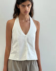 Deiji Studios | Waist Halter in White