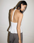 Deiji Studios | Waist Halter in White