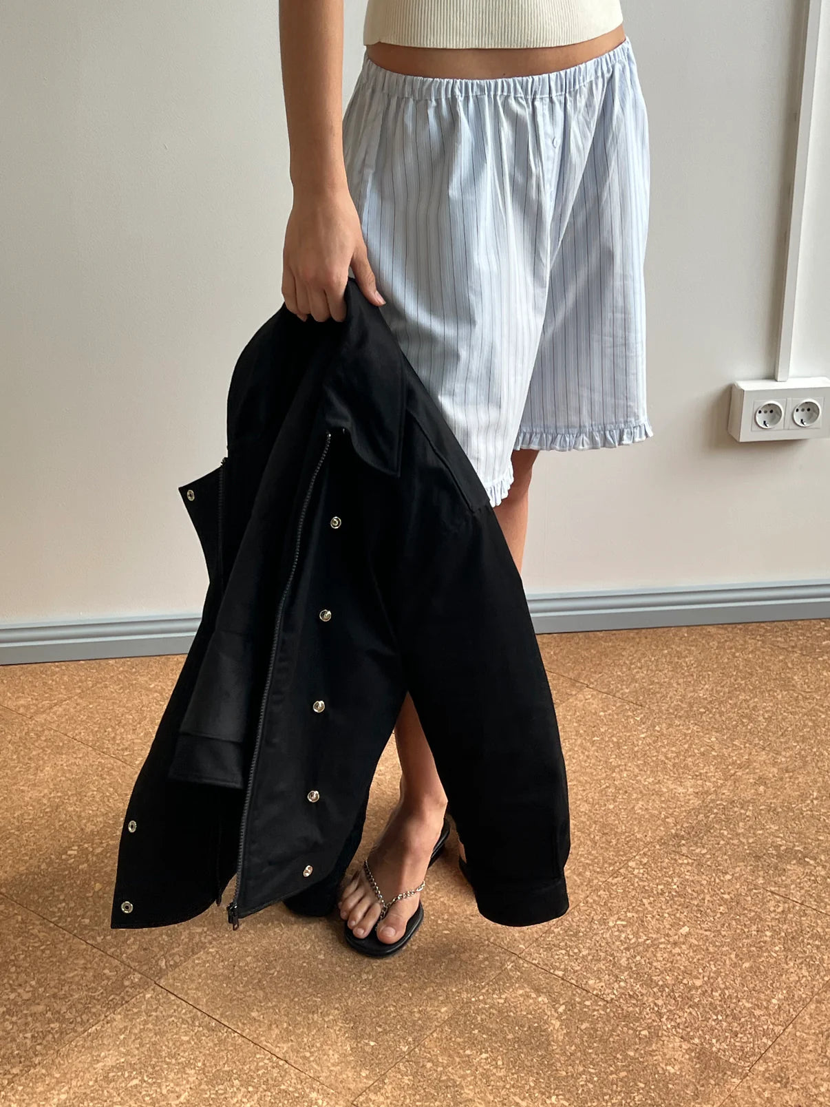 Deiji Studios | Lapel Jacket in Black PRESALE