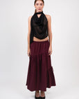 hijulez | Museum Skirt in Merlot - Hey Jude
