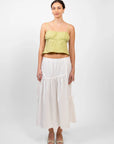 hijulez | Museum Skirt in White - Hey Jude