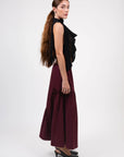 hijulez | Museum Skirt in Merlot - Hey Jude