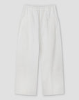 Deiji Studios | Pleat Pant in White - Hey Jude
