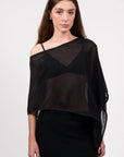 hijulez | Poncho in Black