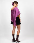 hijulez | Silk Shawl in Magenta - Hey Jude