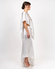 hijulez | Silk Shawl in Pearl