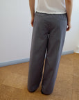 Deiji Studios | Zip Pant in Charcoal