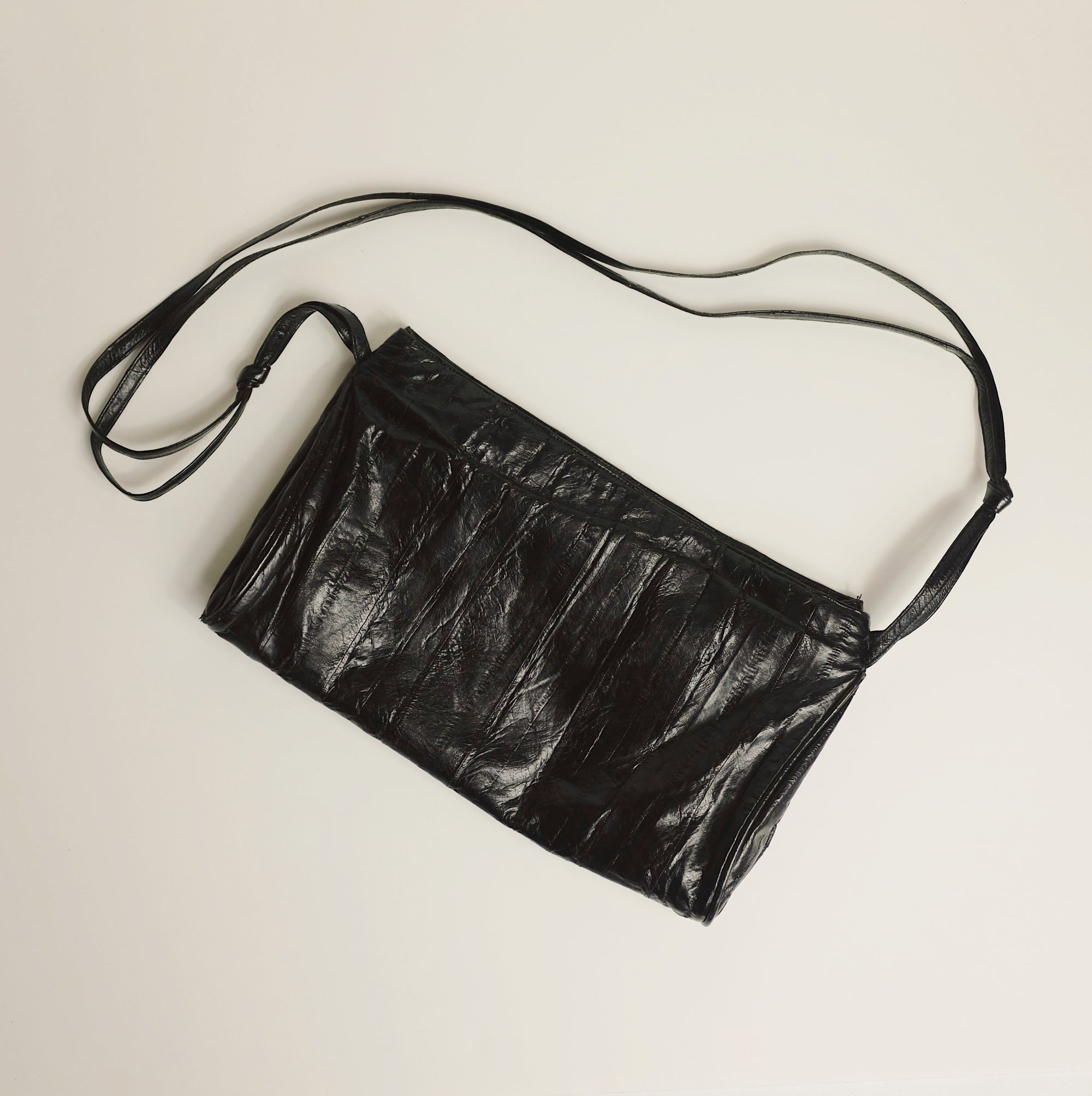 Vintage Raven Eel Purse