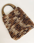 Vintage Tonal Paper Woven Bag
