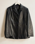 Vintage Midnight Panelled Leather Jacket