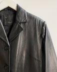 Vintage Midnight Panelled Leather Jacket
