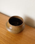 Warm Brown Hand-Formed Ceramic Vase