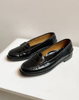 Obsidian Structured Leather Loafer | Size 7