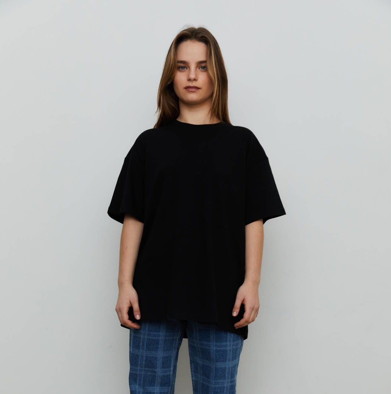 Blank Lab | Oversized Organic Cotton Tee in Black