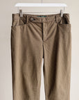 Fine Plaid Lauren Low Rise Trousers - Hey Jude