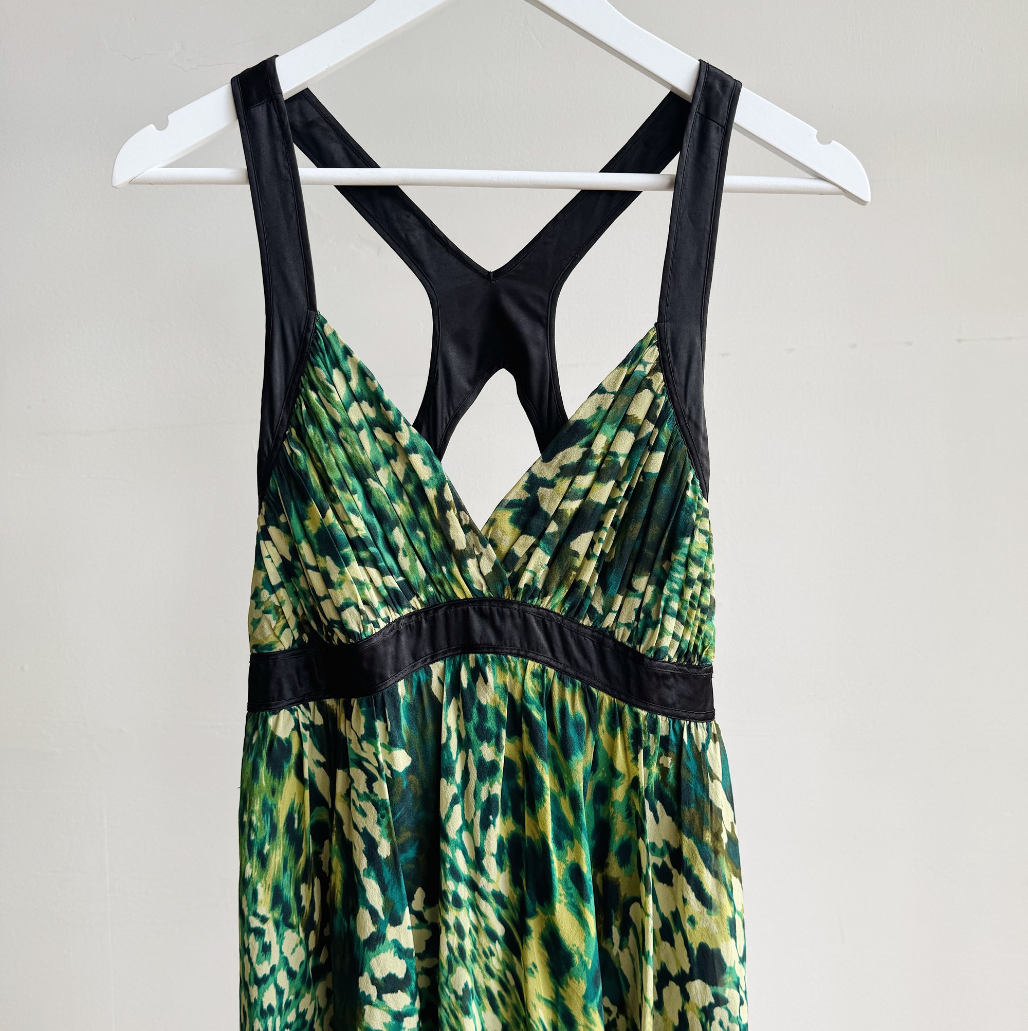 Teal + Daffodil Abstract Y2K Print Dress - Hey Jude