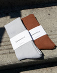 Bondoodle - Ribbed Sport Gym Crew Socks in Cool Grey - Hey Jude