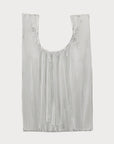 Baggu | Pleated Reusable Tote in Silver