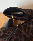 Karl Lagerfeld Leopard Print Ankle Boots | Size 7 - Hey Jude