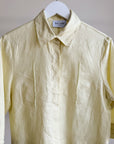 Butter Yellow Linen Blouse