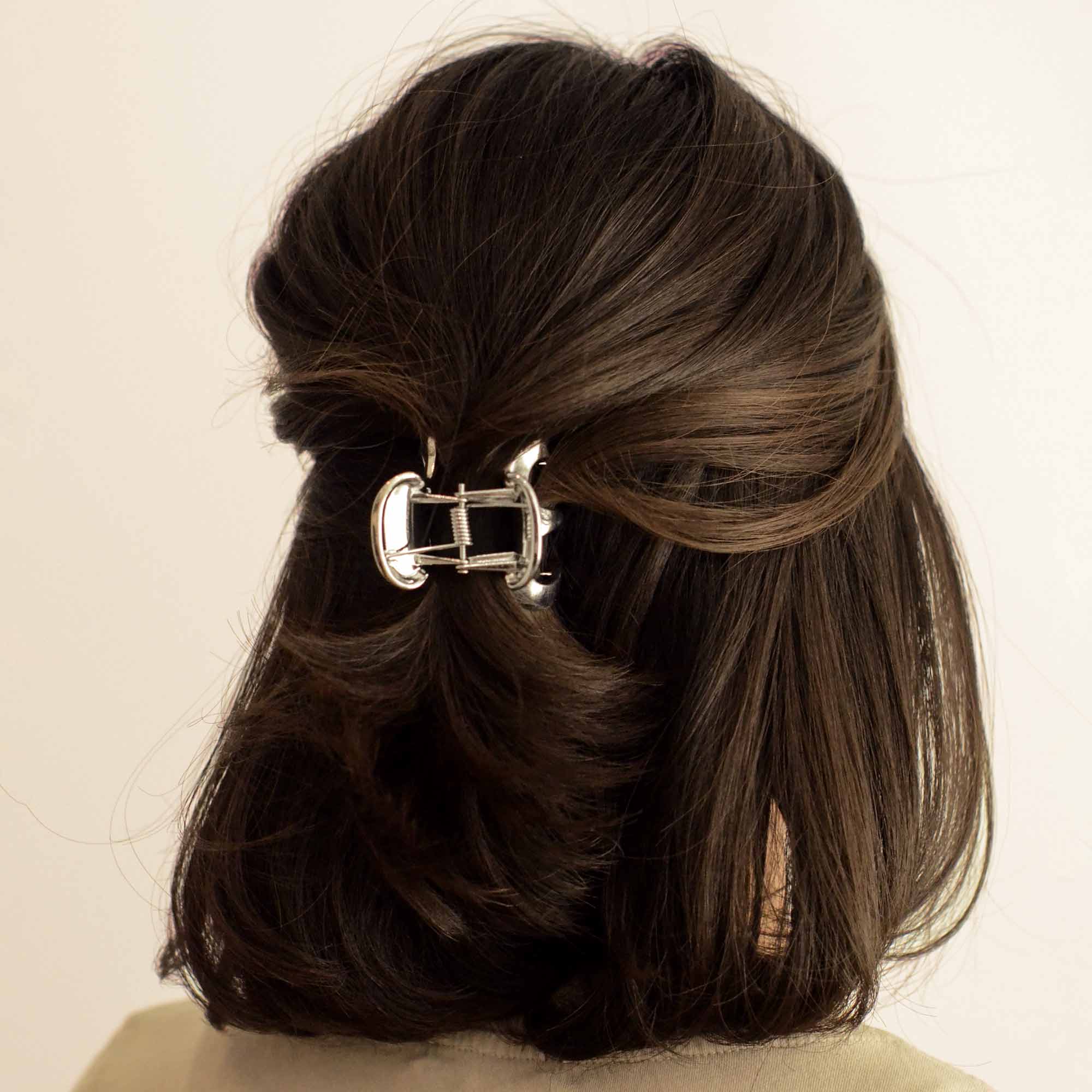 nar&#39;sha | Silver Metal Hair Claw